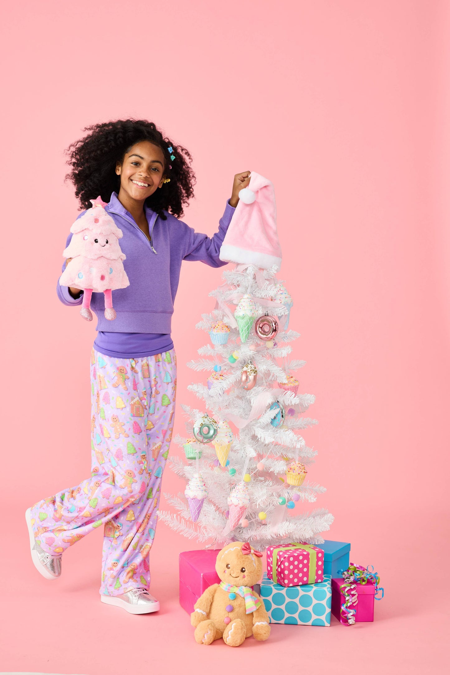 Iscream Joyful Gingerbread Plush Lounge Pants