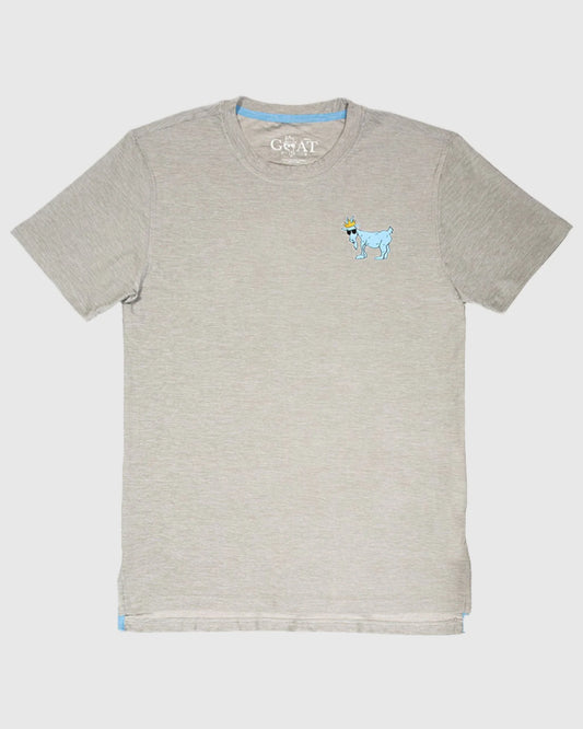GOAT USA OG Athletic T-Shirt | Space Dye Grey