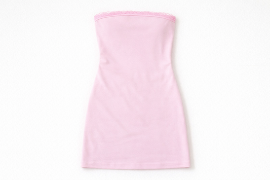 Theme NYC Stevie Pastel Pink Tube Dress