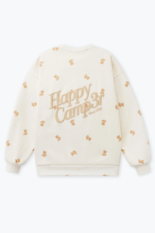 Happy Camp3r “Camp3y Dreams” Crewneck Sweatshirt – Teddy Print