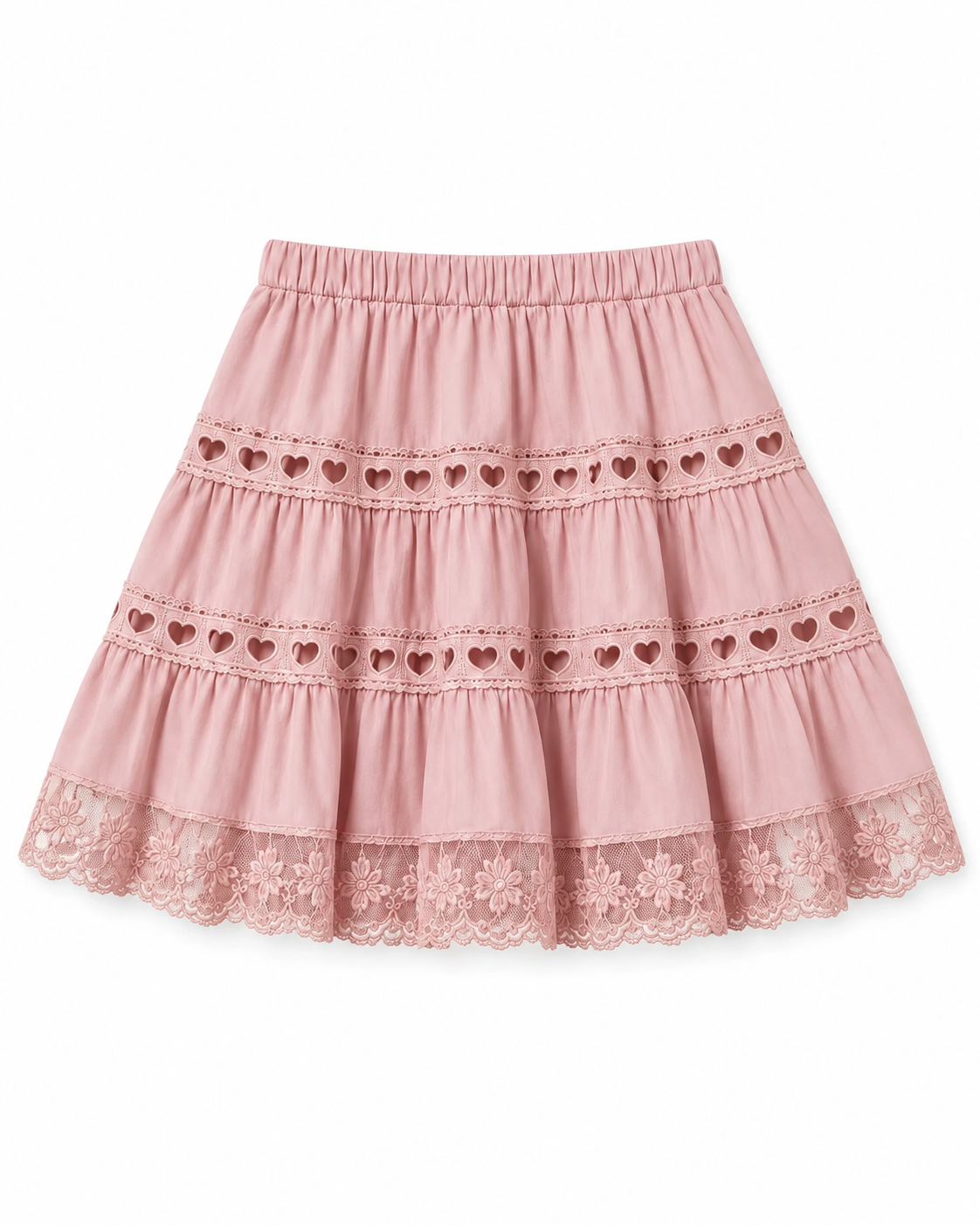 Theme NYC Sofia Heart Bow Lace Mini | Rose Pink