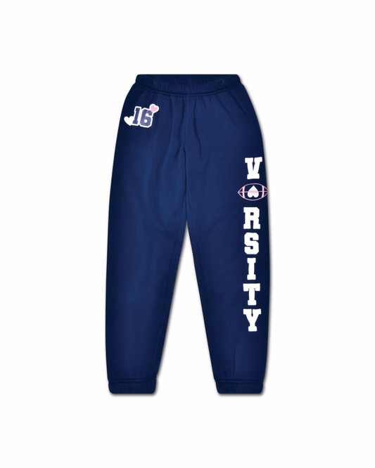 Theme NYC Varsity Navy Sweatpants