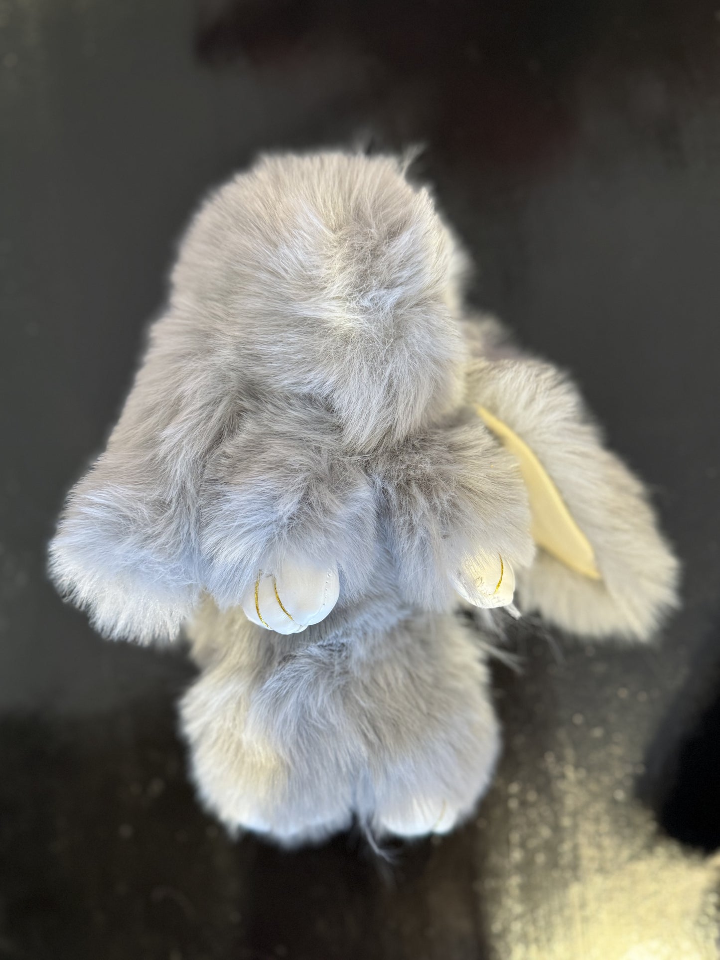 Fluffy Bunny Keychain