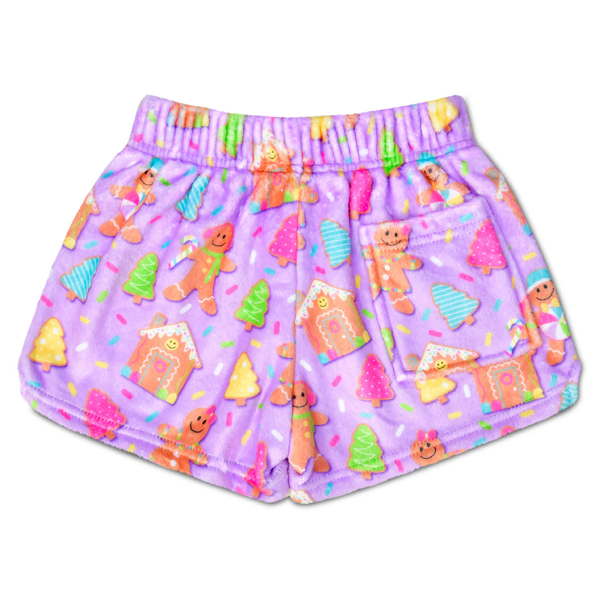 Iscream Joyful Gingerbread Plush Lounge Shorts