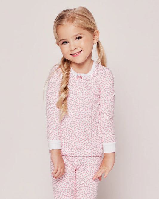 Petite Plume Children's Pima Snug Fit Sweetheart Pajama Set