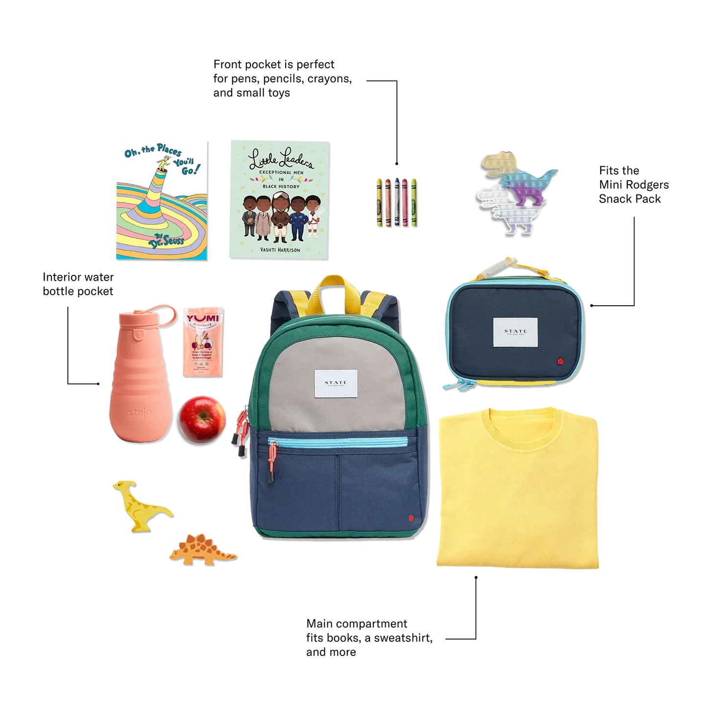 State Bags Kane Kids Mini Travel Backpack
