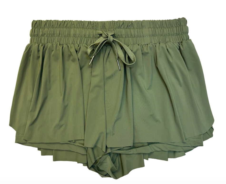 Suzette Flyaway Shorts | Olive