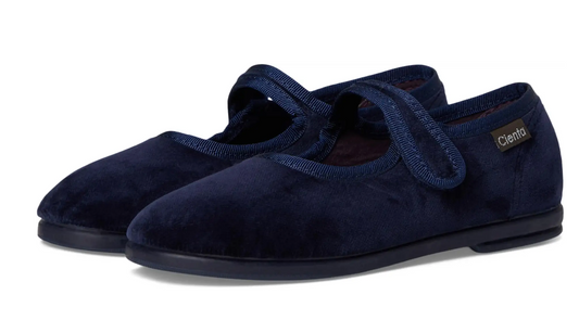 Cienta Samt MaryJane | Grau