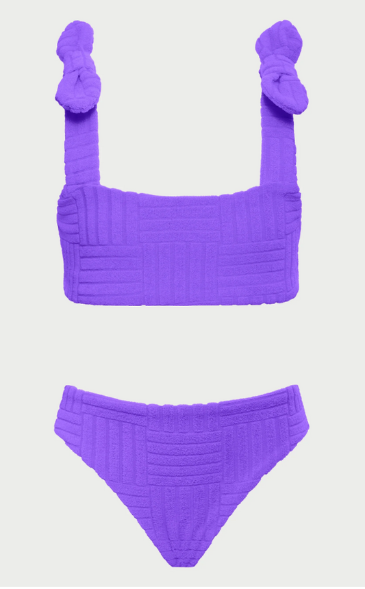 Beach Riot Little Stella Two Piece | Ultra Violet