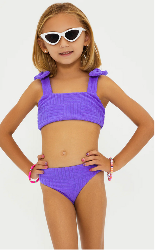 Beach Riot Little Stella Two Piece | Ultra Violet