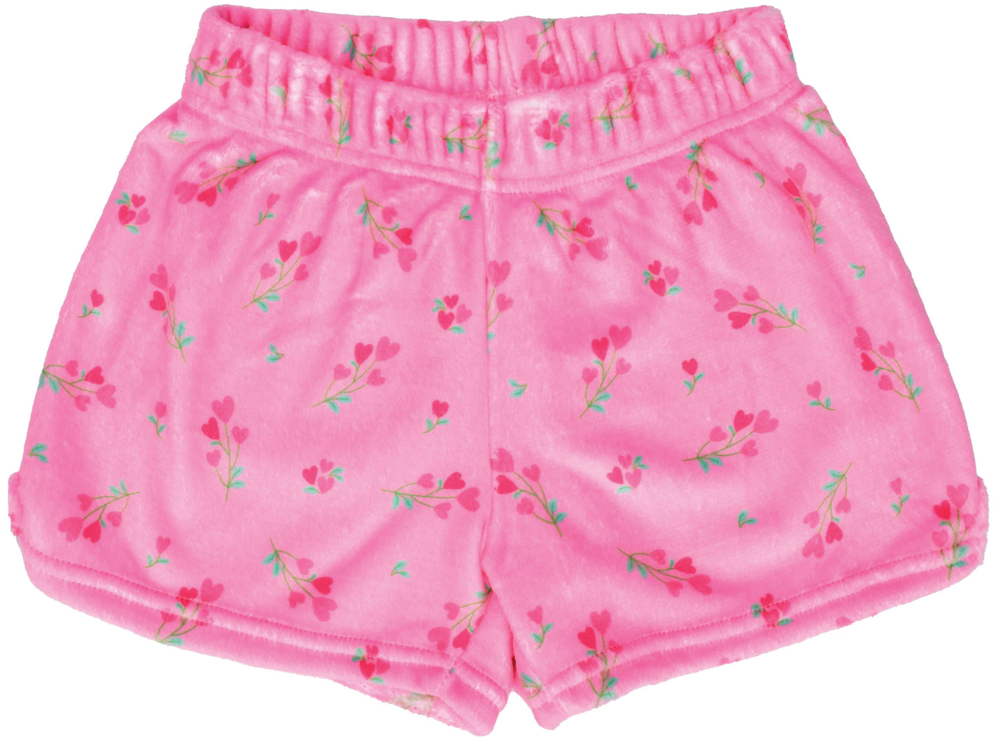 Theme Sweet Pink Plush Shorts