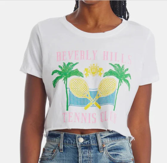 Prince Peter Collection Beverly Hills Tennis Crop Tee | Tween-Teen