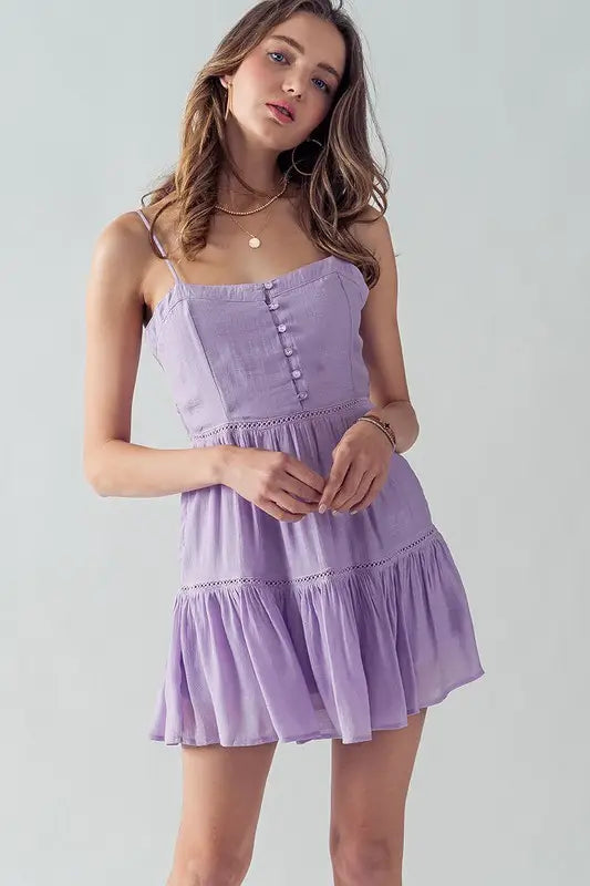 Bella Ruffle Mini Dress