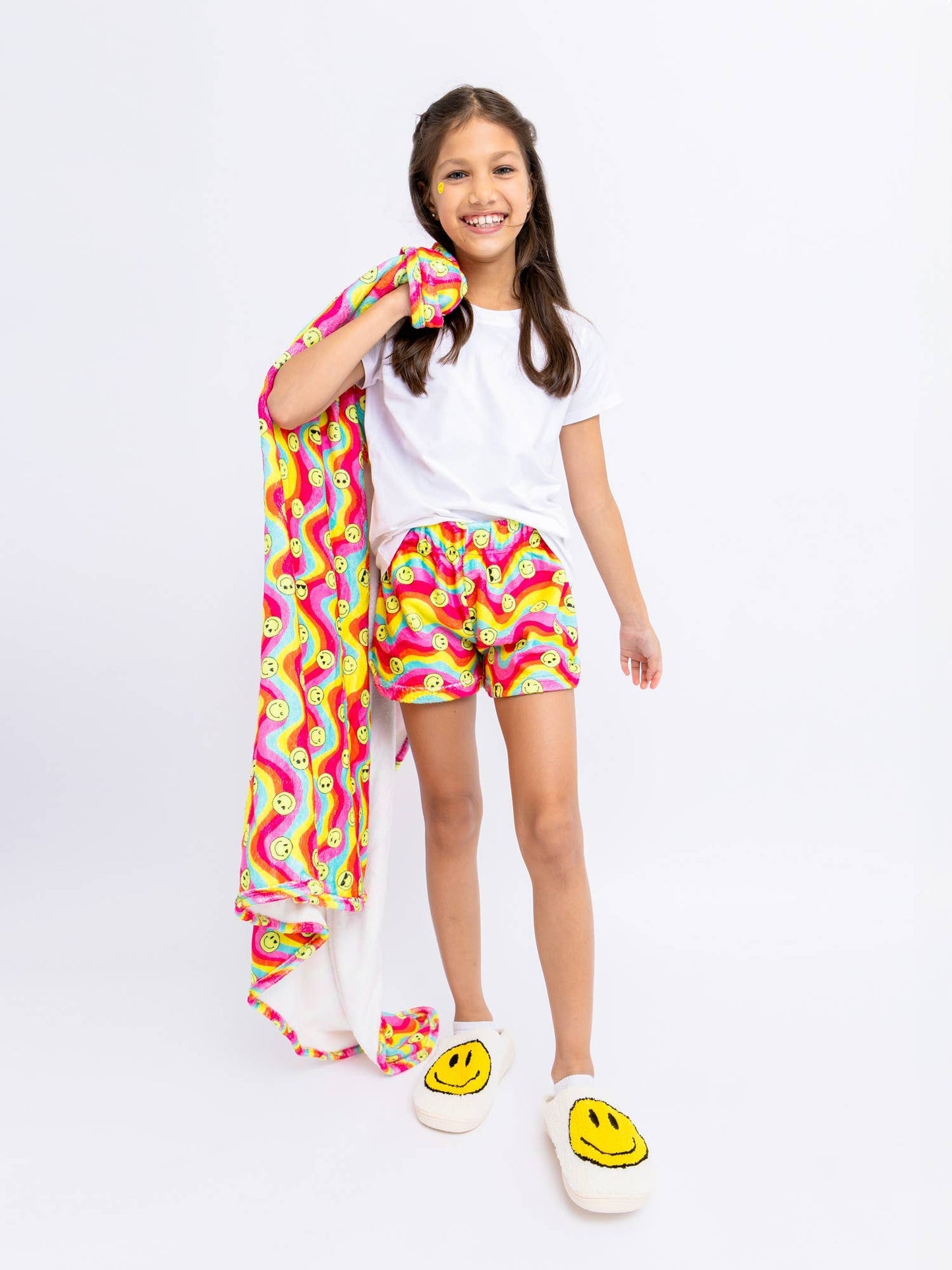 Preppy Goose Girls Plush Blanket | Groovy Smiles