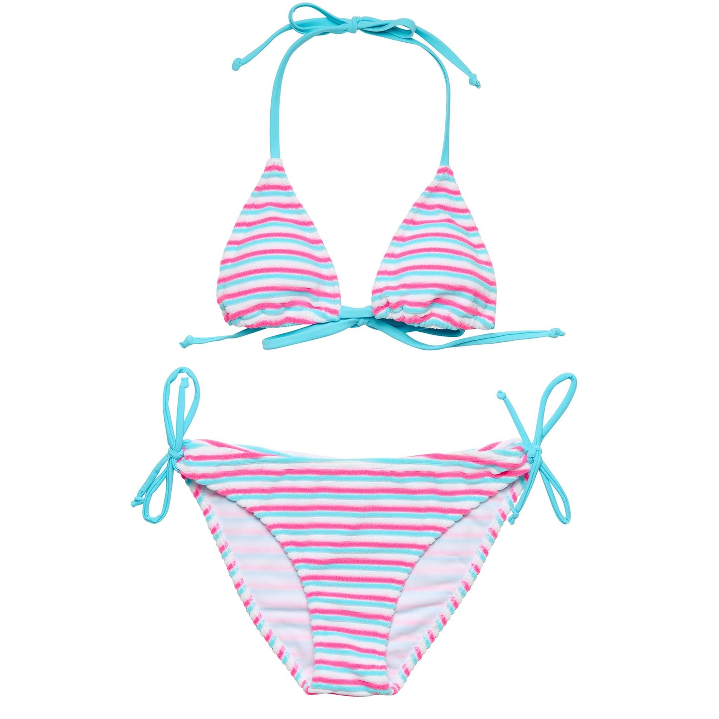 Snapper Rock Sorbet Stripe Teen Triangle Bikini