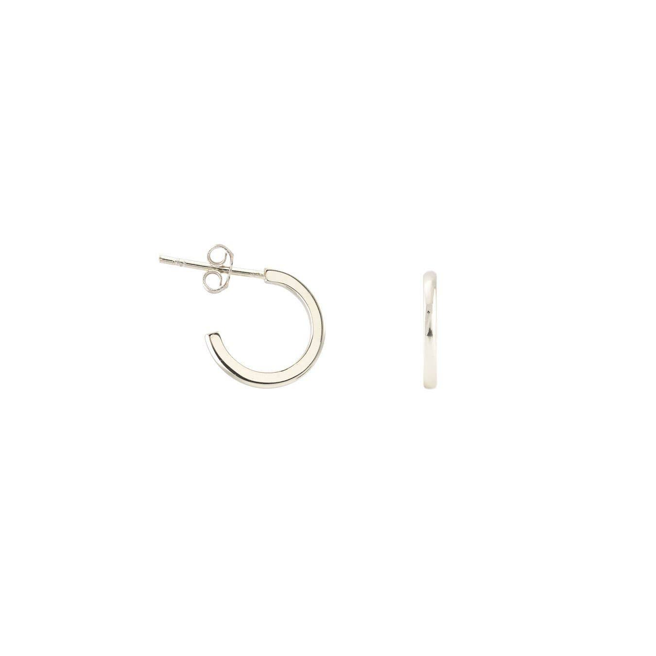 Classic Huggie Hoop Earrings: 18K Gold Vermeil