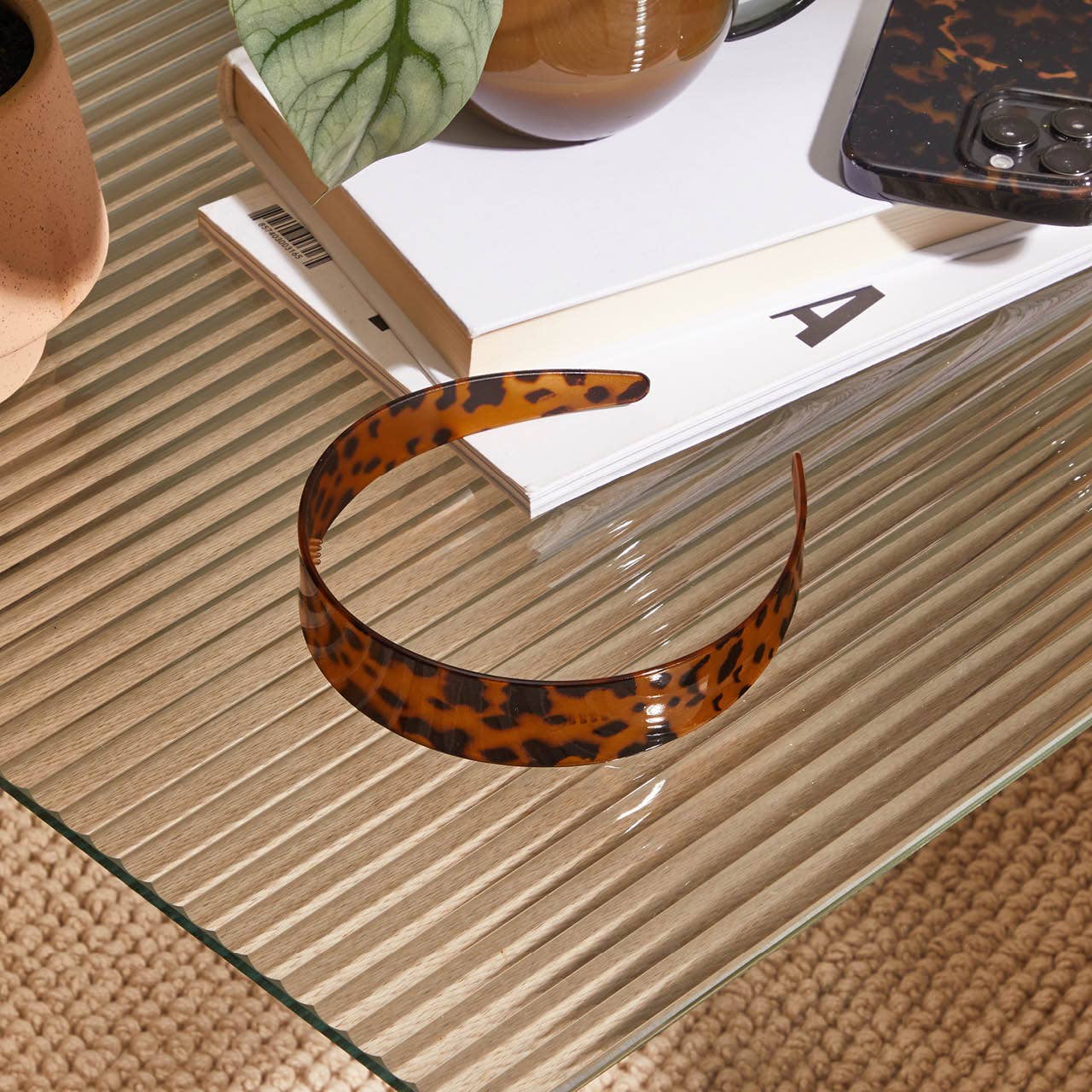 Kitsch Recycled Plastic Wide Headband – Tortoise