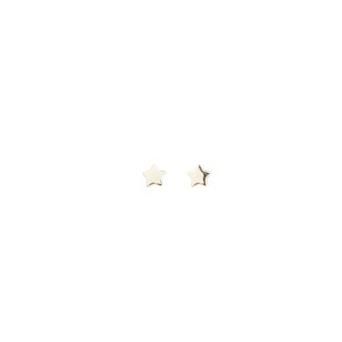 Tiny Star Stud Earrings: 18K Gold Vermeil