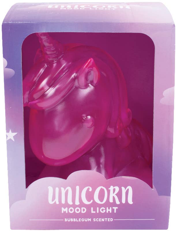 Iscream Unicorn Pink Jelly Mood Light - Bubblegum Scented