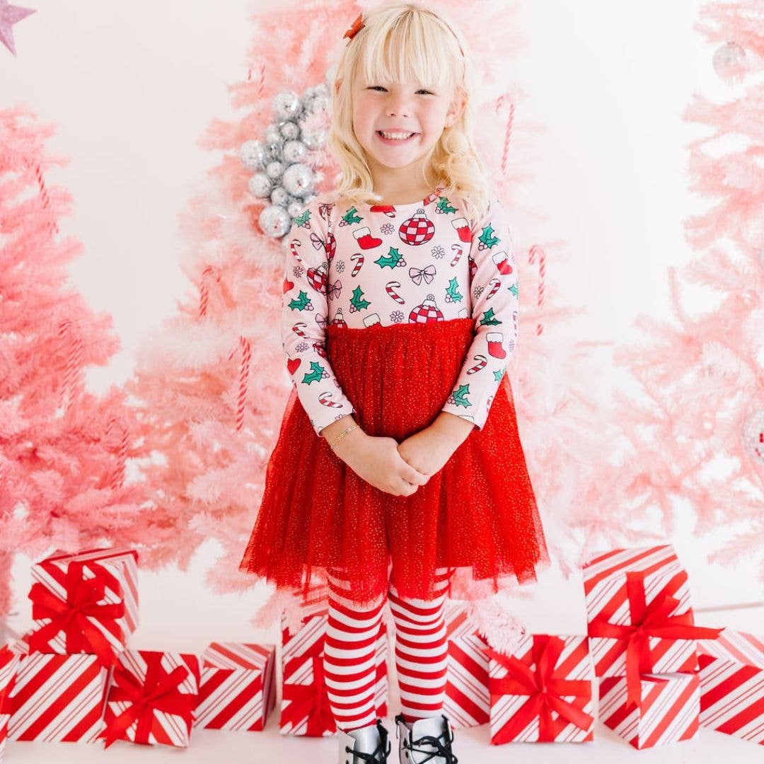 Red Glitter Christmas Bow Headband