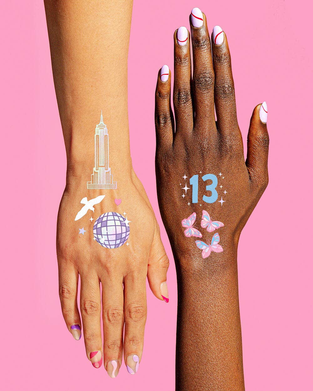 Taylor Swift Eras Temporary Tattoos | Set of 74