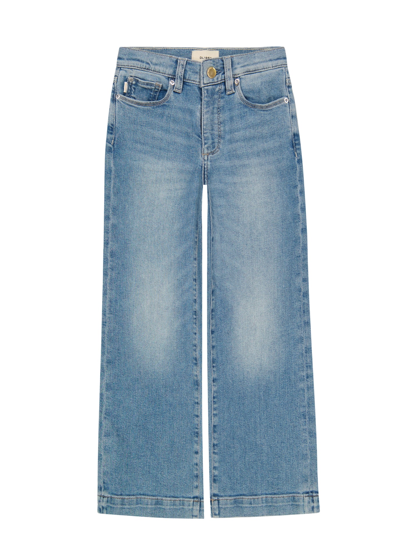 DL1961 Claire Bootcut-Jeans mit hoher Taille