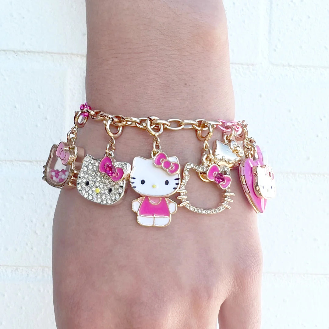 CHARM IT! Gold Swivel Hello Kitty Charm
