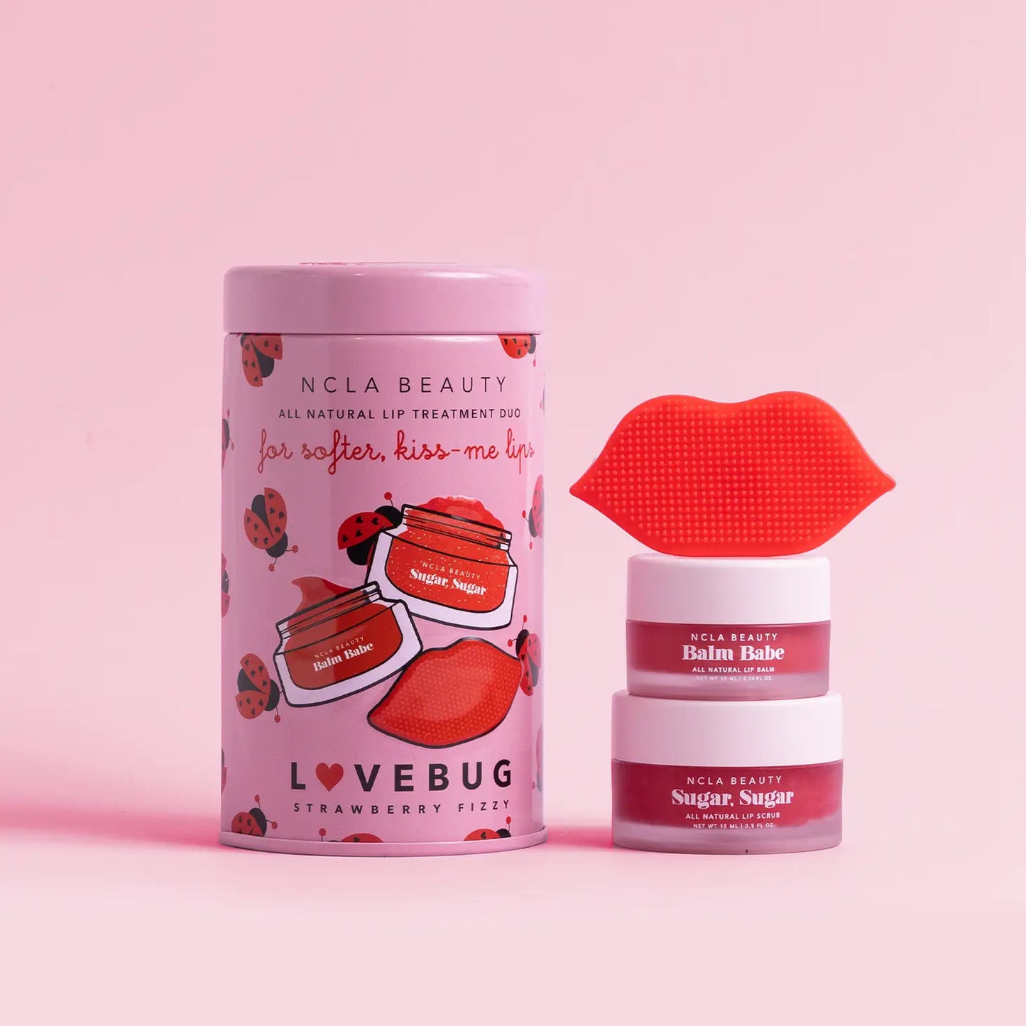 Lovebug Lip Care Set + Lip Scrubber