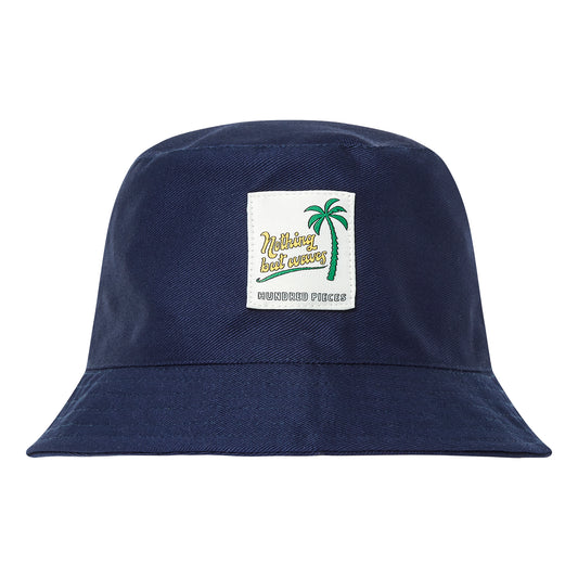Hundred Pieces Navy Bucket Hat