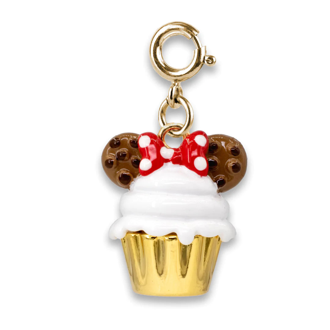 Charm It! x Disney© Gold Minnie Cupcake Charm