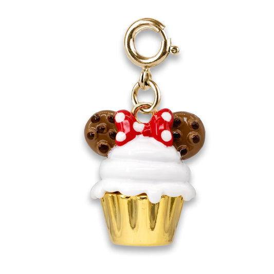 Charm It! x Disney© Goldener Minnie-Cupcake-Anhänger