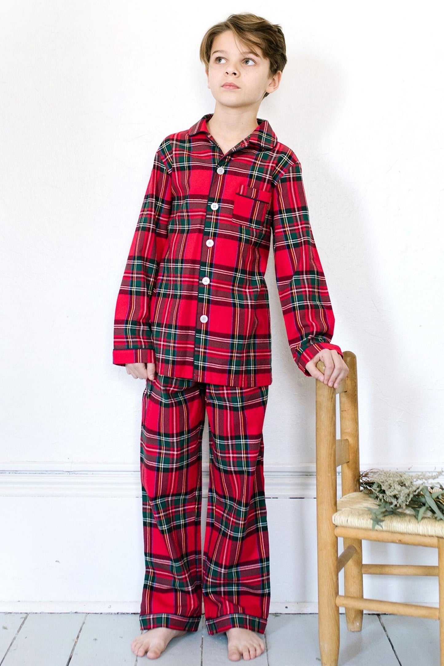 Petite Plume Imperial Tartan Pajama Set