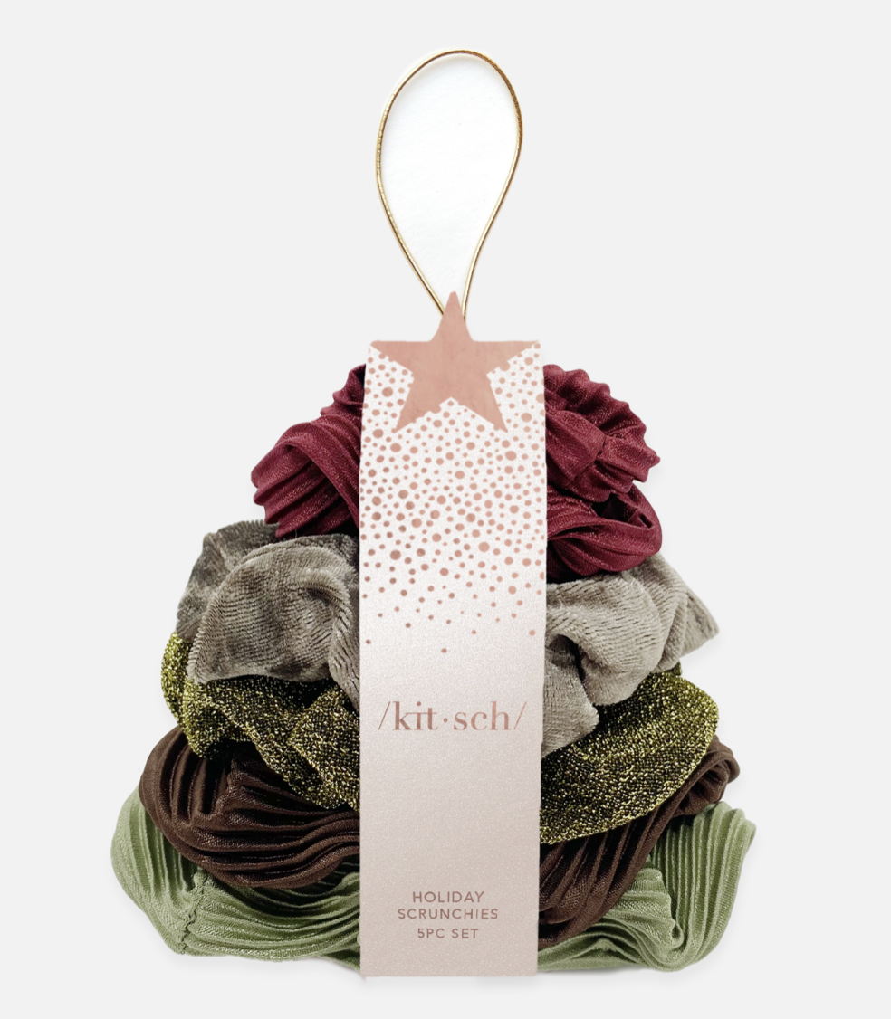 Kitsch Holiday Scrunchies - Cozy Cocoa