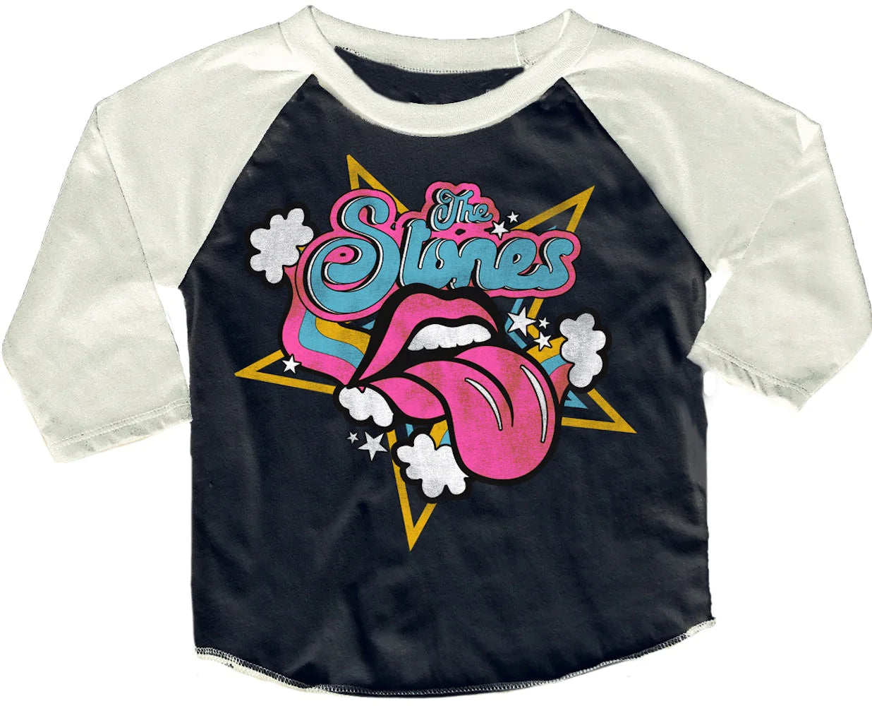 Rowdy Sprout Rolling Stones Raglan Tee