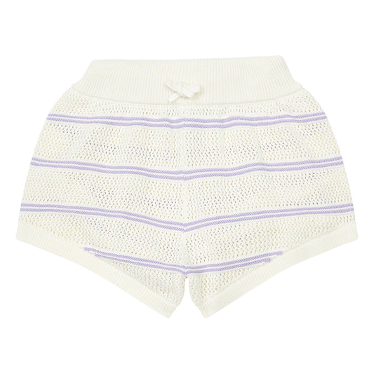 Hundred Pieces Knitted Striped Shorts