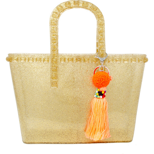 Jelly Stud Tote Bag - Gold